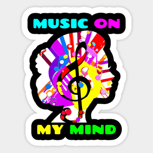 Music On My Mind Sticker